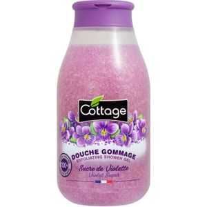 GEL - CRÈME DOUCHE COTTAGE Douche gommage - Sucre de Violette Grains 100% naturels - 270 ml