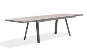 TABLE DE JARDIN  Table de jardin STOCKHOLM (200/300x96 cm) en alumi