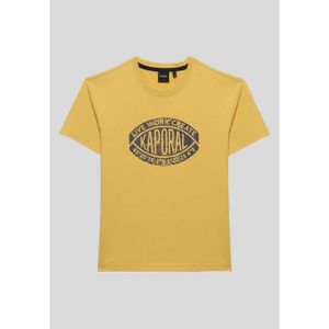 T-SHIRT KAPORAL - T-shirt jaune Garçon 100% coton OKIDO