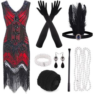 Style années 20 en plume de paon pour femme charleston gatsby le magnifique  carnaval costume et accessoires. - - taille uniqu - Cdiscount Au quotidien