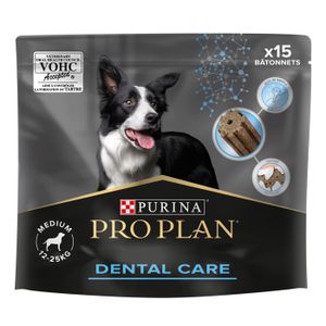 FRIANDISE Pro Plan Expert Care Nutrition Dental Care Snacks à mâcher - Friandises pour chien de taille moyenne - 345g
