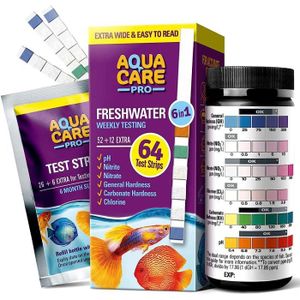 AQUARIUM Aqua Care Pro Bandelette Test Eau Douce Aquarium -