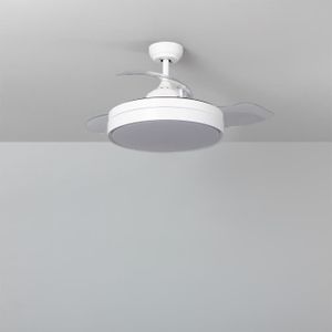 VENTILATEUR DE PLAFOND TECHBREY Ventilateur de Plafond LED Dalori Blanc 1