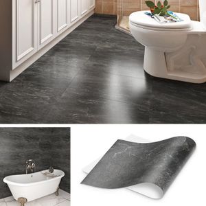 CREDENCE Dalle Pvc Adhesive Murale Cuisine Gris Anthracite 