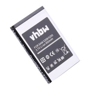 Batterie téléphone vhbw Li-Ion batterie 850mAh (3.7V) pour téléphone 