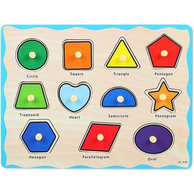 Puzzle en Bois Jouets Sensoriels Montessori pour Filles Garçons Puzzle en Bois Jouets Sensoriels Montessori pour Filles Garçons