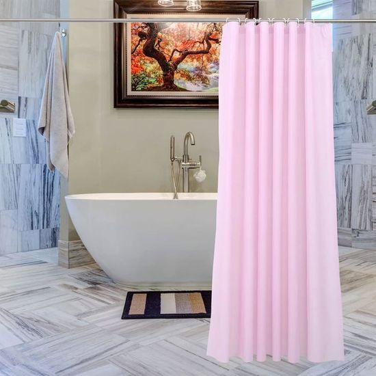 Rideaux de douche,Rideau de douche blanc épais et imperméable, cloison Rideaux de douche,Rideau de douche blanc épais et imperméable, cloison