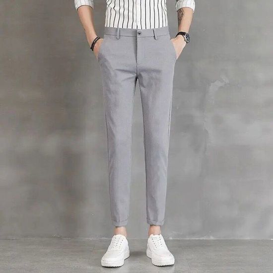 Costume Jogging Pour Homme élégant - Ensemble Haut Et Pantalon, Coupe Ajustée, Motif Lettre, Polyester - 3