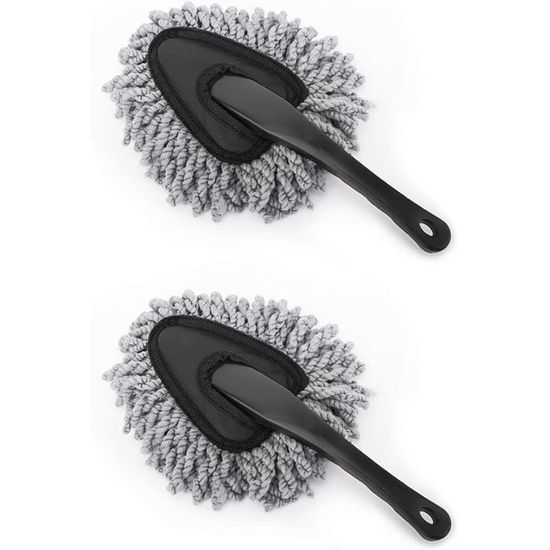 Set De 2 Brosses Nettoyantes Pour Radiateur - Poils Longs Et Minces Et