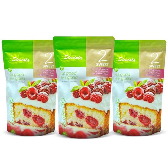 Steviala 2 Sweet Édulcorant fin granulé sans sucre de la stévia et de