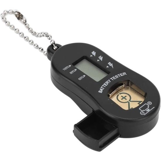 Testeur De Piles Bouton Portable - Pour Vérifier La Charge Restante - Écran LCD, Léger, Pour Aide Auditive Etc.
