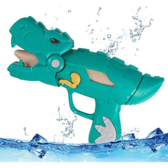 Pistolet à Eau Dinosaure 650ml - Jet Jusqu'à 10m Pour Enfants Jeu Extérieur