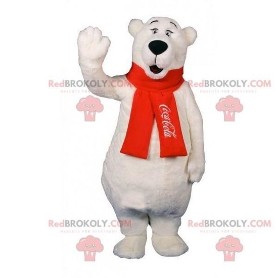 Pull Moche De Noël Coca Cola Ours Polaire Taille M - Pull Femme Rouge