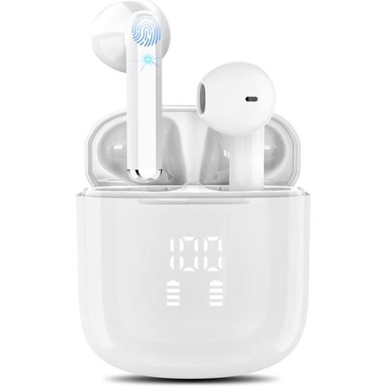 Écouteurs Bluetooth 5.3 Sans Fil Avec ENC Réduction De Bruit, Hi-FI Son