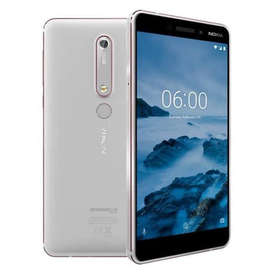 Nokia 6.1 (2018) 3Go/32Go Blanc Double SIM