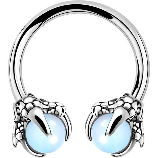OUFER Anneau de Septum Nez Piercing Hélix Fer à Cheval en Acier Chirurgical 316L Piercing