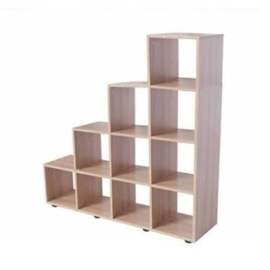 Etagere A Livre 10 Grilles Bibliotheque Armoire Cube De Rangement
