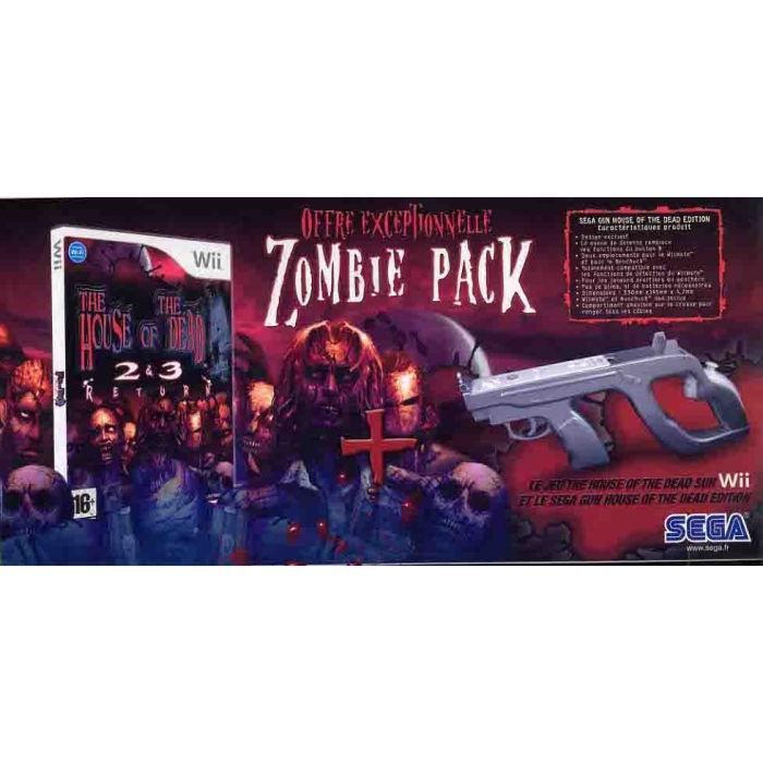 HOUSE OF THE DEAD + GUN / JEU CONSOLE NINTENDO WII Cdiscount Jeux vidéo