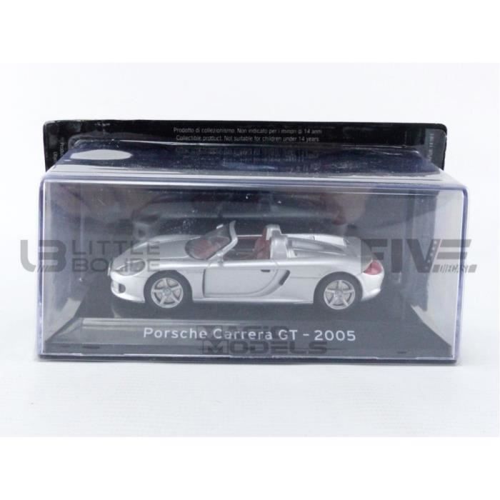 Voiture Miniature de Collection - PROMOCAR 1/43 - PORSCHE Carrera GT - 2005 - Silver - PRO10723
