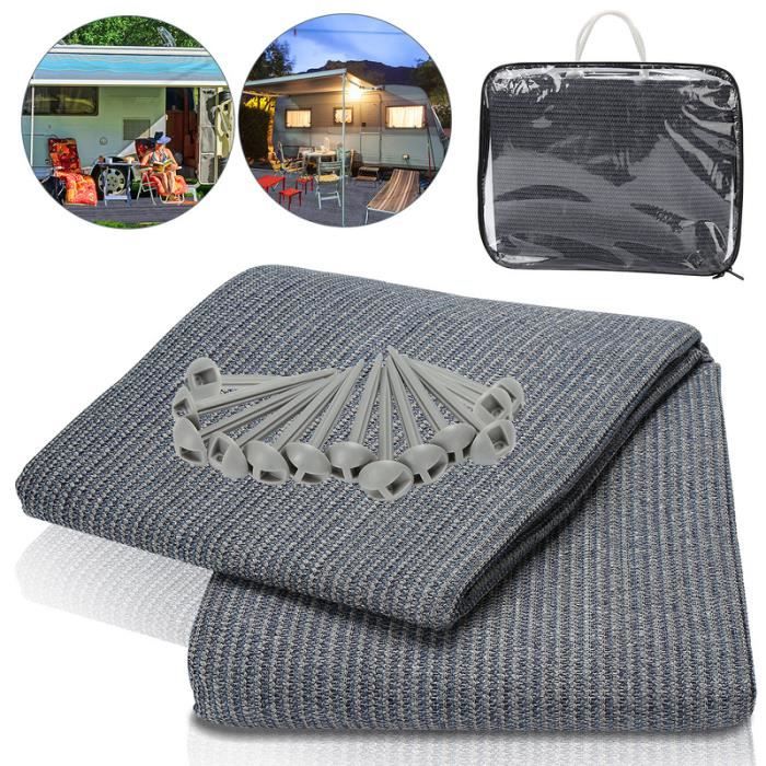 BMOT Auvent tapis étanche camping tapis tente sol extérieur tente bâche pique-nique couverture caravane 300x400CM