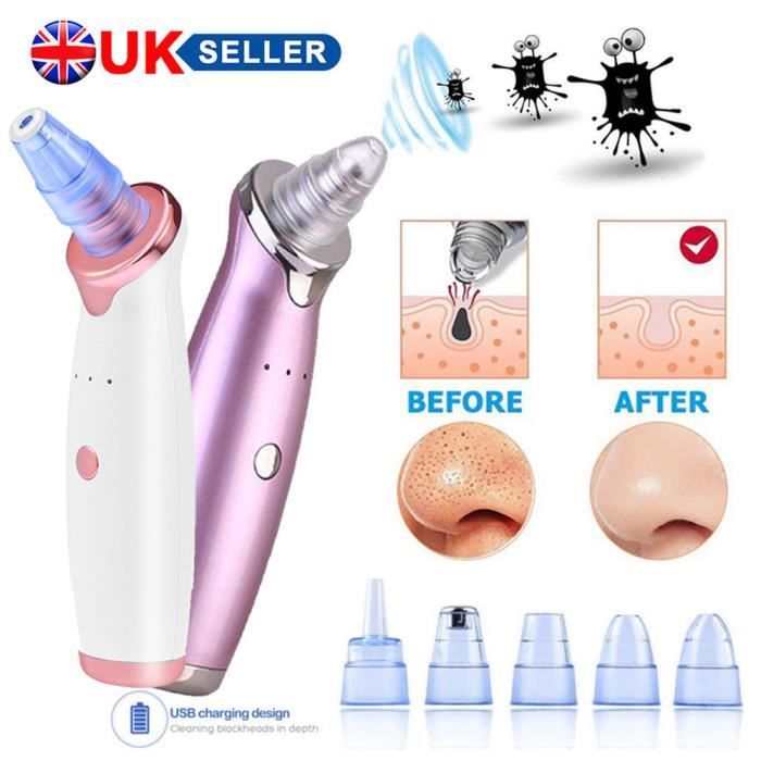 Appareil de beauté électrique de 8e génération(pack appareils beaute) (Clean Pores) Pearl White