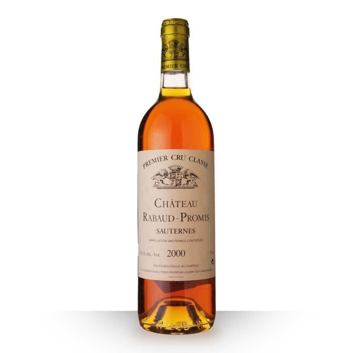 Château Rabaud-Promis 2000 AOC Sauternes - 75cl - Vin Blanc