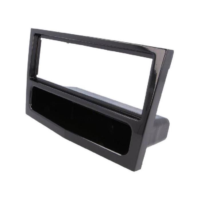 Facade autoradio 1 DIN Opel Astra H 04-10 / Twintop 06-10 avec vide poche - noir brillant