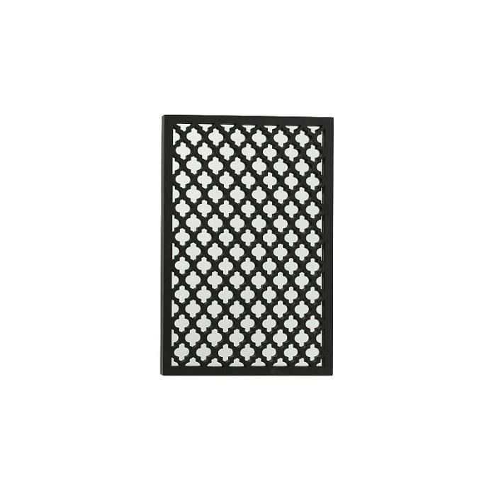 Miroir Rectangulaire Oriental Bois Noir 0,000000