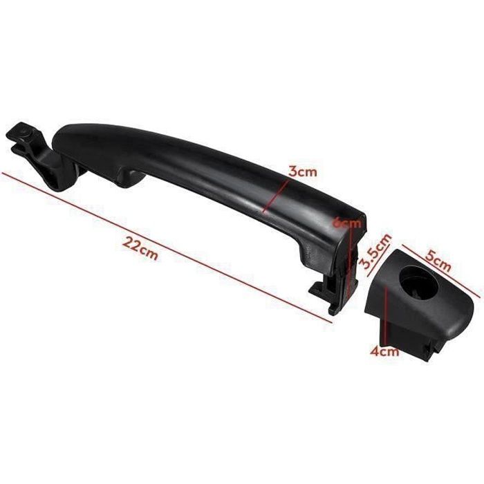 Poignée Porte Latérale Coulissante Droite Pour Cirtoen Peugeot Expert Fiat 07-13 Gr67242