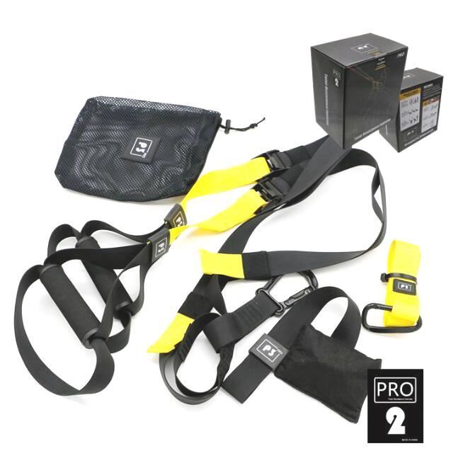 Suspension Training Belt Kit Tension Rope Full Body Workouts Kit Type de sport avec ceinture réglable pour l'exercice intérieur et e