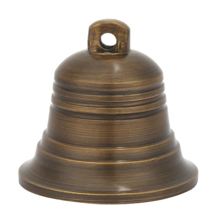 Cloche en laiton vintage, cloche de bateau en laiton, 1,5 pouces facile à transporter cadeau mascotte petit antique