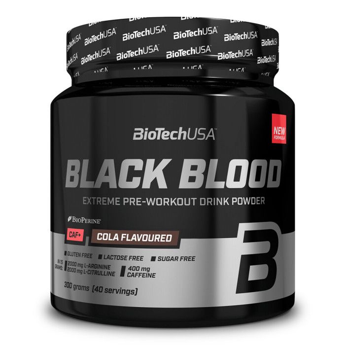 BLACK BLOOD CAF+ BIOTECH USA 300g cola