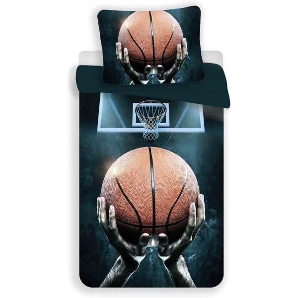 Basket Ball Parure de lit Enfant Hou Noir