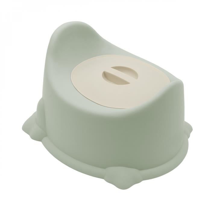 Pot de toilette pour bébé avec couvercle et poignée de transport - Vert - Monsieur Bébé