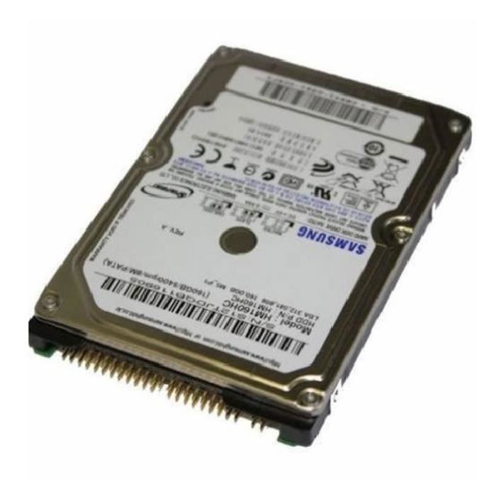 Disque Dur 160go Ide Ata 2.5- Samsung Hm160hc 5400rpm 8mo Pc Portable Spinpoint