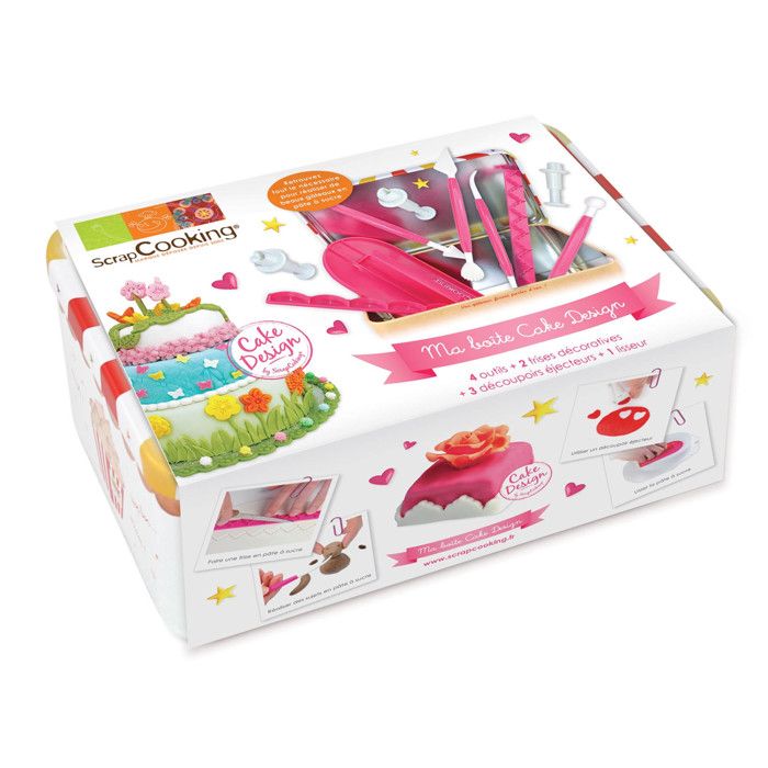 Coffret outils Cake Design - Scrapcooking