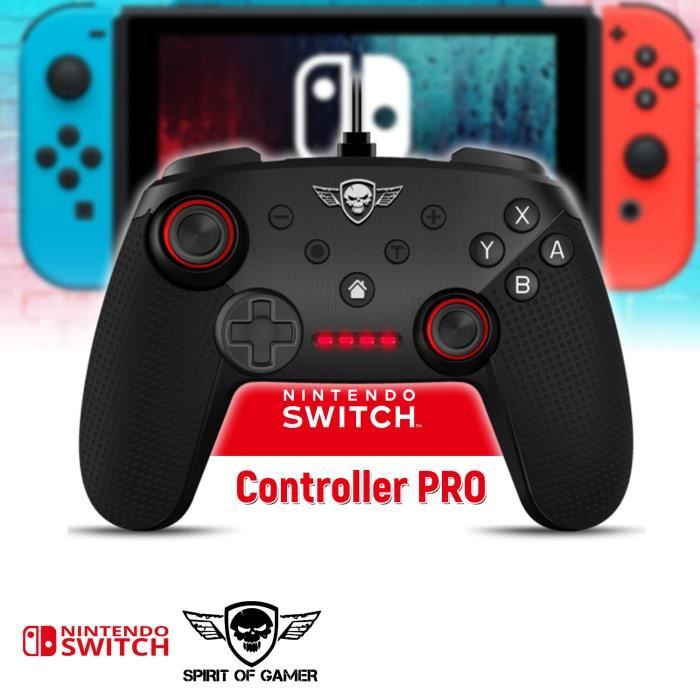 Manette pro gaming pour Nintendo SWITCH - Filaire - Vibration - Gamepad