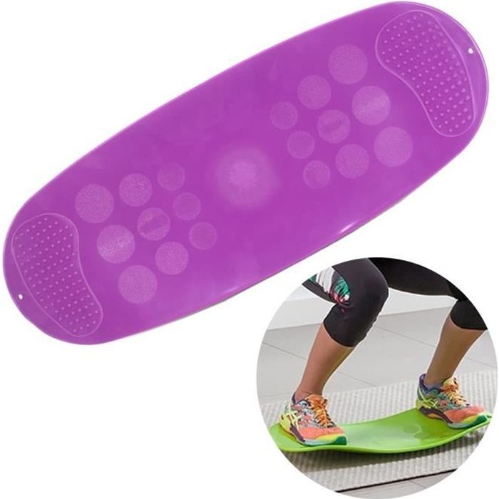 SURENHAP - Planche d'équilibre Torsion Fitness pour muscles et jambes abdominaux - 60 * 25 * 0.8cm - Rithok -6adfgd