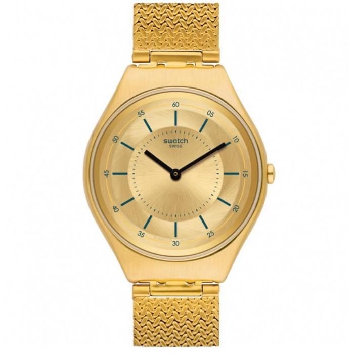 Swatch Skindoro Unisex 38mm Bracelet Acier Inoxydable Quartz Montre SYXG102M