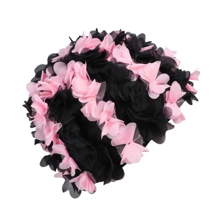 1Pc bonnet de bain fleur de femmes de de pour filles adultes