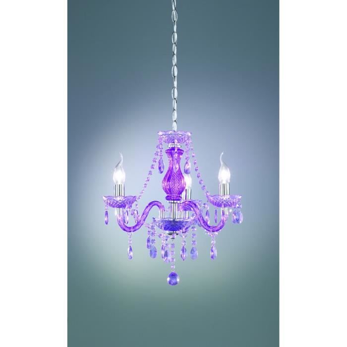 Lustre baroque 3 Lampes