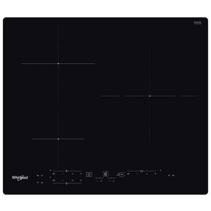 Table à induction noire Whirlpool WSB4760NE TU Unique