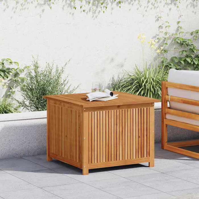vidaXL Boîte de rangement de jardin 75x75x58 cm bois massif dacacia 319706