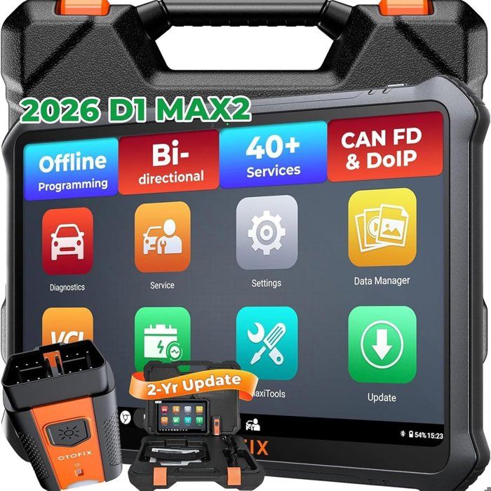 OTOFIX D1 MAX2 Valise de Diagnostic Auto Outil Diagnostic Auto de Tous Les Systèmes Codage ECU Test Actif Mise à jour de 2 ans