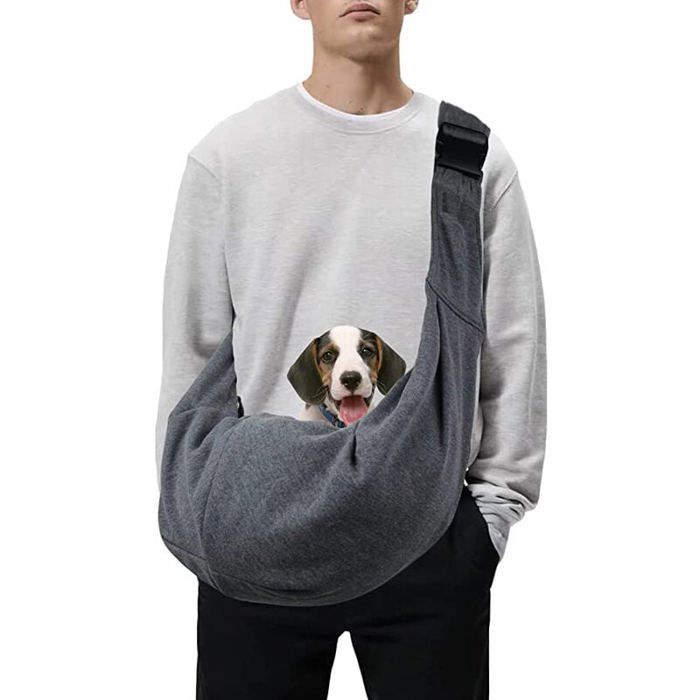 Meilleurs prix pour Sac de transport pour chien et chat, bandoulière réglable et rembourrée, avec poche pour les voyages en plein air