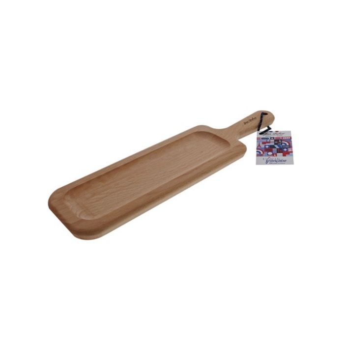 Planche à tapas - JEAN DUBOST - Avec poignée - En bois de hêtre huilé - Un Eté à la Française - 41 x 10 cm