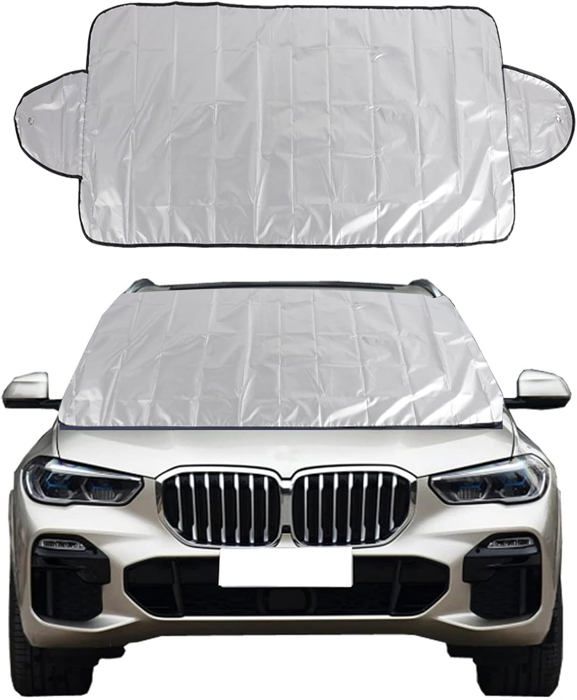 Housse De Protection Solaire Pour Volant En Aluminium - 44x50 Cm, Universelle, Facile à Installer