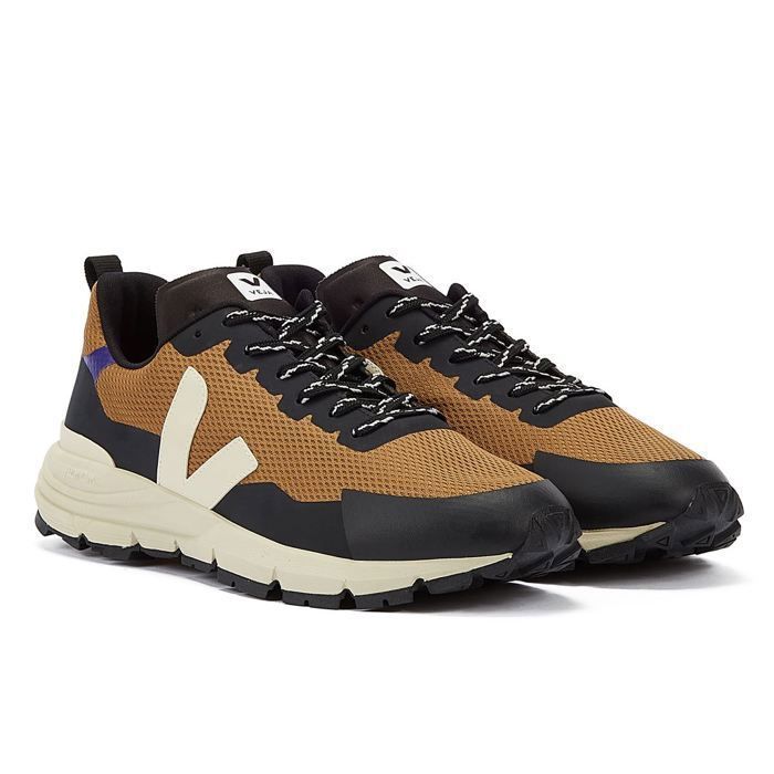 Veja Baskets Pour Hommes En Polyester Marron/Noir