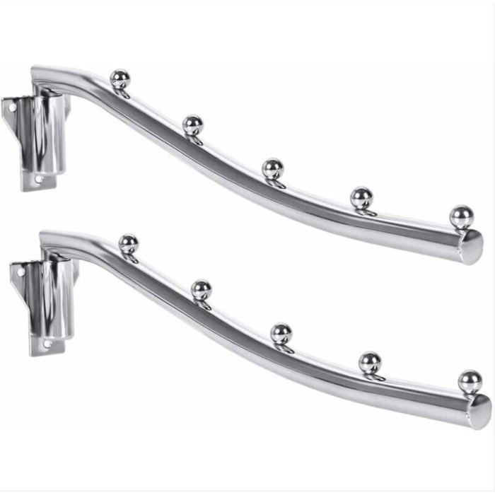 38cm Rabattable Pliant Cintre Mural pour Vêtements, 2 PCS Acier Porte ...