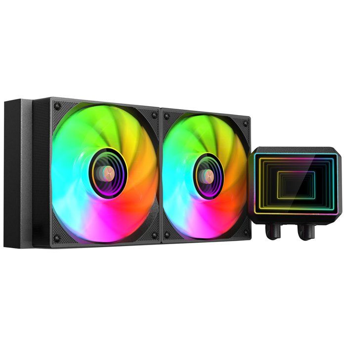 Refroidissement Liquide - MARS GAMING - ML-TWO240 - 450W TDP - 2x Ventilateurs ARGB - Pompe 4e Gén
